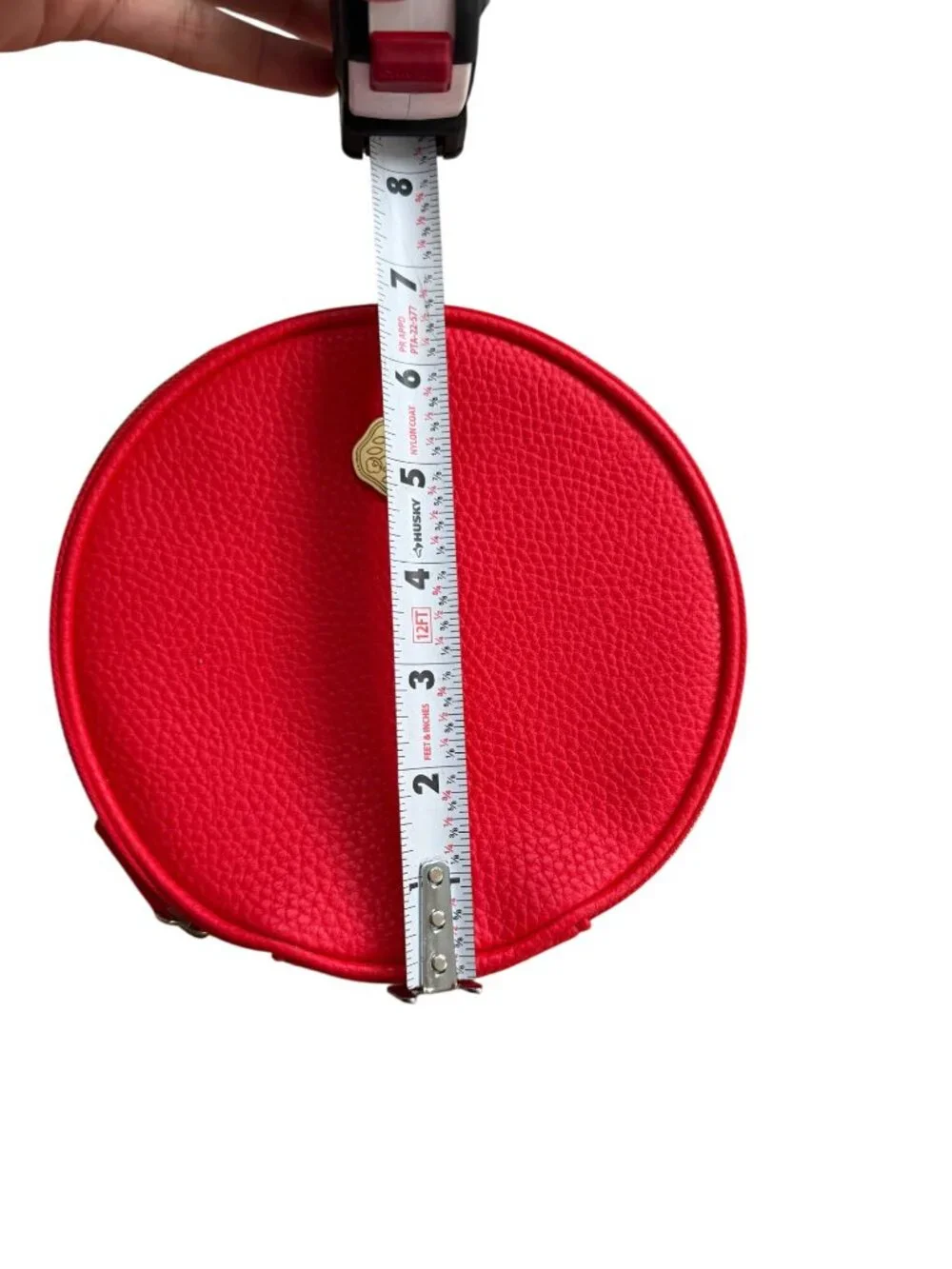 SHISEIDO Ginza Red Round Travel Cosmetic Bag NEW NWOT